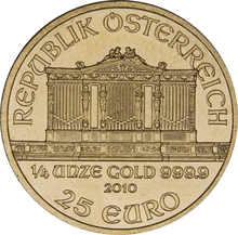 2010 1/4oz Austrian Gold Philharmonic Coin