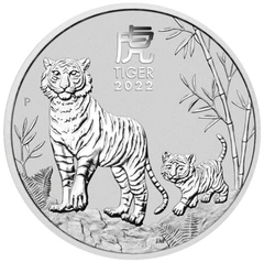 2022 Year of the Tiger Silver Coin 1kg Perth Mint Australian Lunar Series