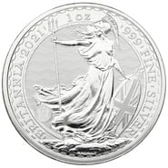 2021 Britannia One Ounce Silver Coin