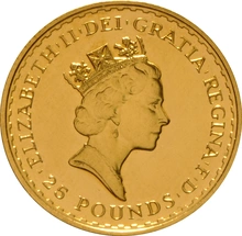 1987 Quarter Ounce Britannia Gold Coins