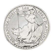 2021 1oz Platinum Britannia Coin