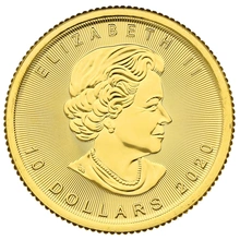 2020 1/4oz Canadian Maple Leaf Gold Coin
