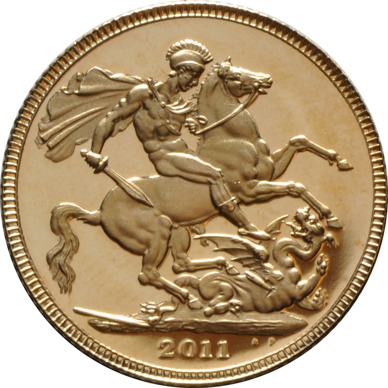 2011 Gold Sovereign - Elizabeth II Fourth head - Proof No box
