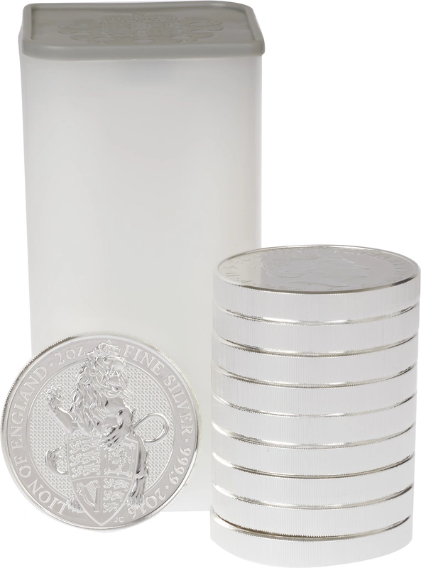 10 x 2oz Silver Coin, The Lion - Queen's Beast