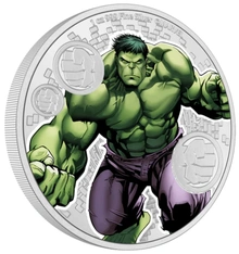 2023 Incredible Hulk 1oz Proof Silver Coin Boxed