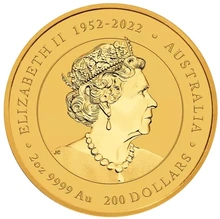 2024 2oz Perth Mint Lunar Year of the Dragon Gold Coin