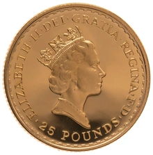 1987 Quarter Ounce Proof Britannia Gold Coin