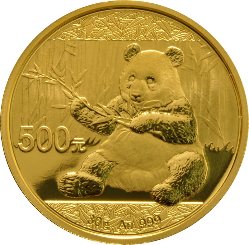 30g Gold Chinese Panda Coin Best Value