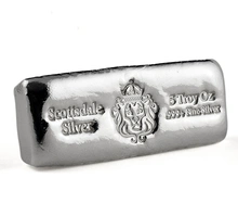5oz Scottsdale Silver Cast Bar
