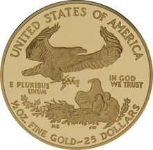 2007 Proof Half Ounce Eagle Gold Coin