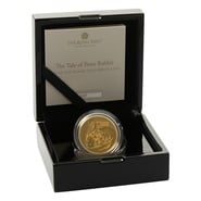 2021 1oz Peter Rabbit Proof Gold Coin Boxed