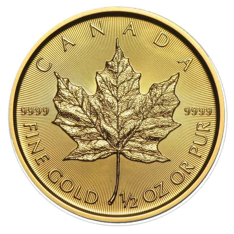 2015 1/2oz Canadian Maple Leaf Gold Coin