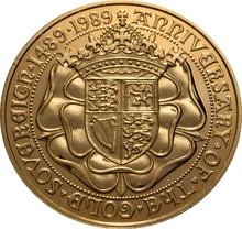 1989 Five Pound Brilliant Uncirculated Gold Coin: 500th Anniversary