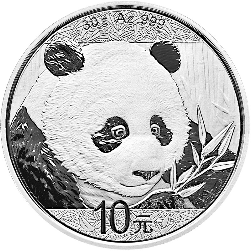 Boxed 2018 30g Silver Chinese Panda