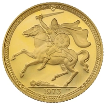 1973 Isle of Man Gold Proof Sovereign Four Coin Set Boxed