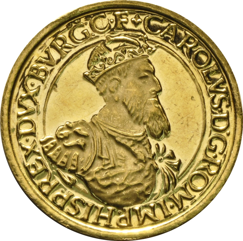 Belgium 1987 50 ECU Gold Coin