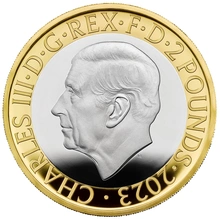 2023 - JRR Tolkien Silver £2 Proof Coin Boxed