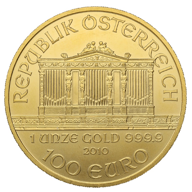 2010 1oz Austrian Gold Philharmonic Coin