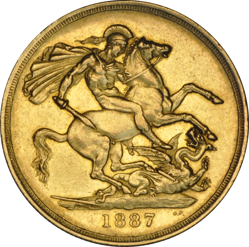 1887 Victoria Jubilee Head Double Sovereign £2 Gold Coin NGC AU55