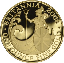 2008 Proof Britannia Gold 4-Coin Boxed Set