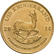 2014 1/10oz Krugerrand Gold Coin