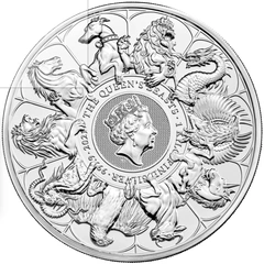 2021 1kg Queen's Beasts Completer Silver Coin