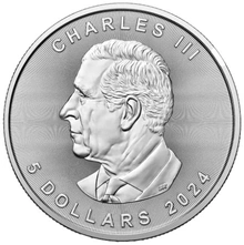 2024 1oz Canadian Maple Silver Coin