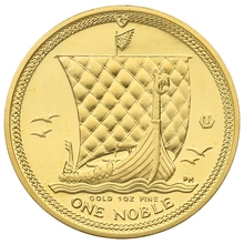 2009 1oz Gold, Isle of Man Noble