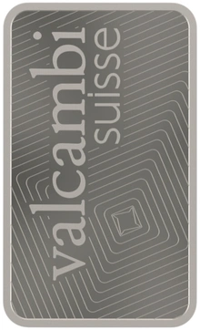 10g Platinum Bar Valcambi Minted