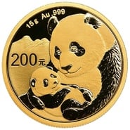 15 Gram Gold Panda Coins