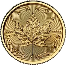 2026 1/10oz Canadian Maple Leaf Gold Coin