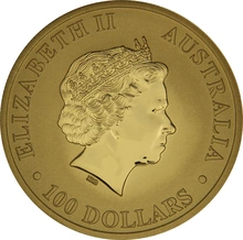 2015 Australian Kangaroo Gold Nugget Coin 1oz