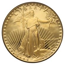 1986 American Eagle Proof One Ounce Gold Coin MCMLXXXVI Boxed