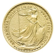 2016 Quarter Ounce Britannia Gold Coins