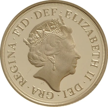 Gold Proof 2015 Sovereign Boxed - 5th Portrait