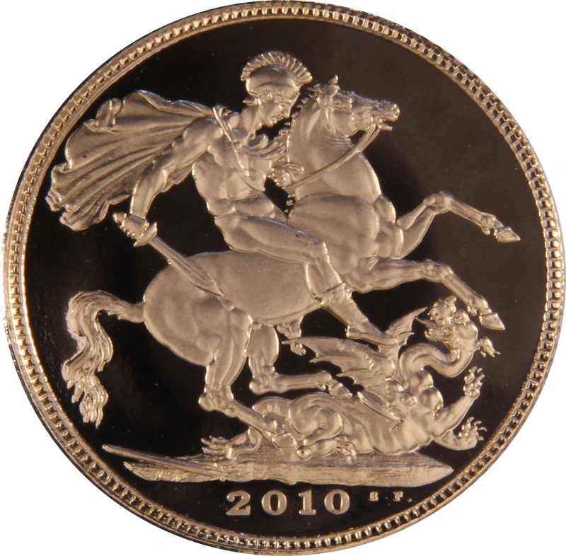 2010 Gold Sovereign - Elizabeth II Fourth head - Proof No box