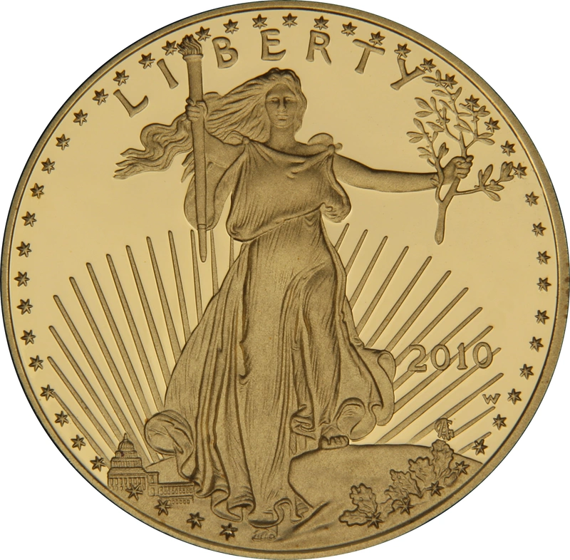 2010 1oz Proof American Eagle Gold Coin