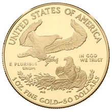 2007 Proof Gold Eagle 4-Coin Set Boxed