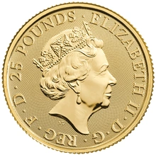 2022 Lion of England Gold Coin Tudor Beasts 1/4oz