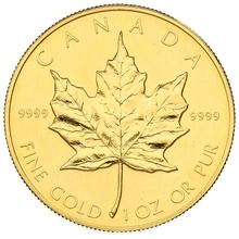 1989 1oz Canadian Maple Gold Coin