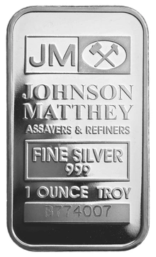 1oz Silver Bar - Grade B