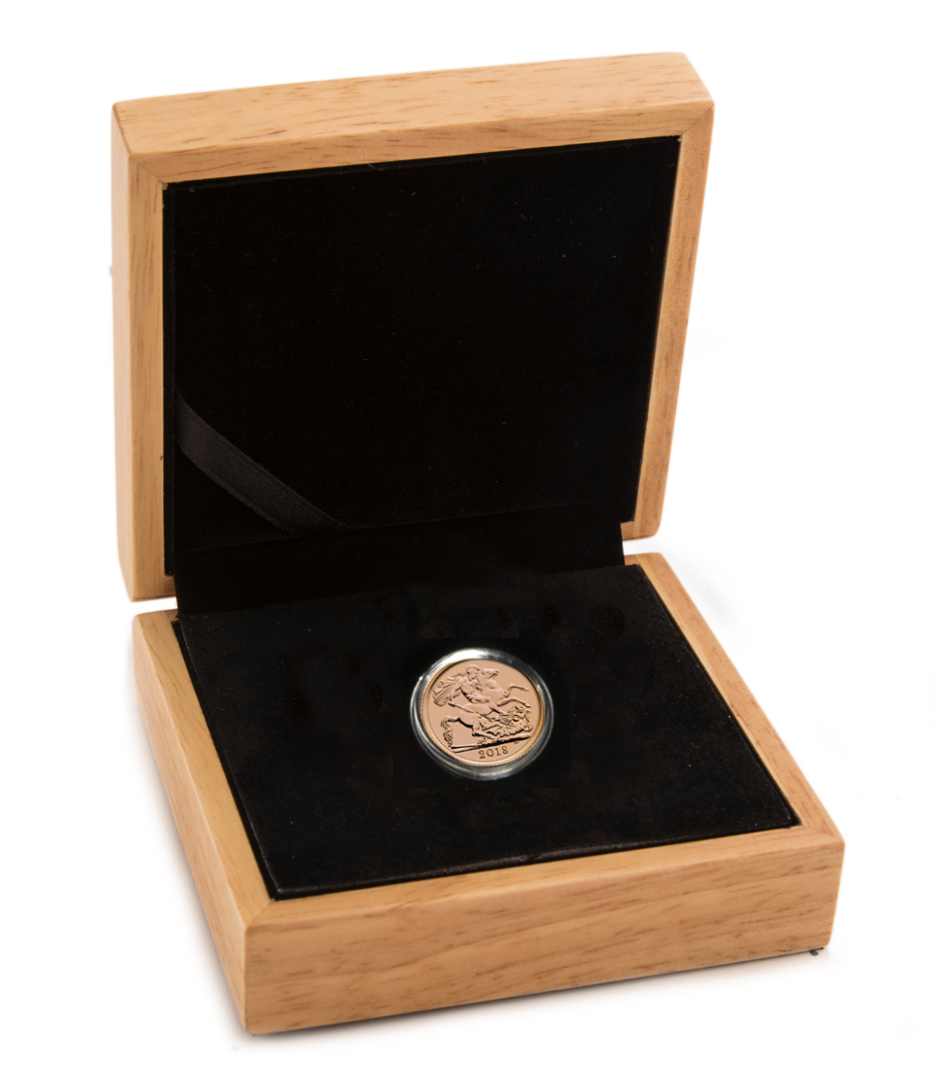 2018 Half Sovereign Gold Coin in Gift Box 181