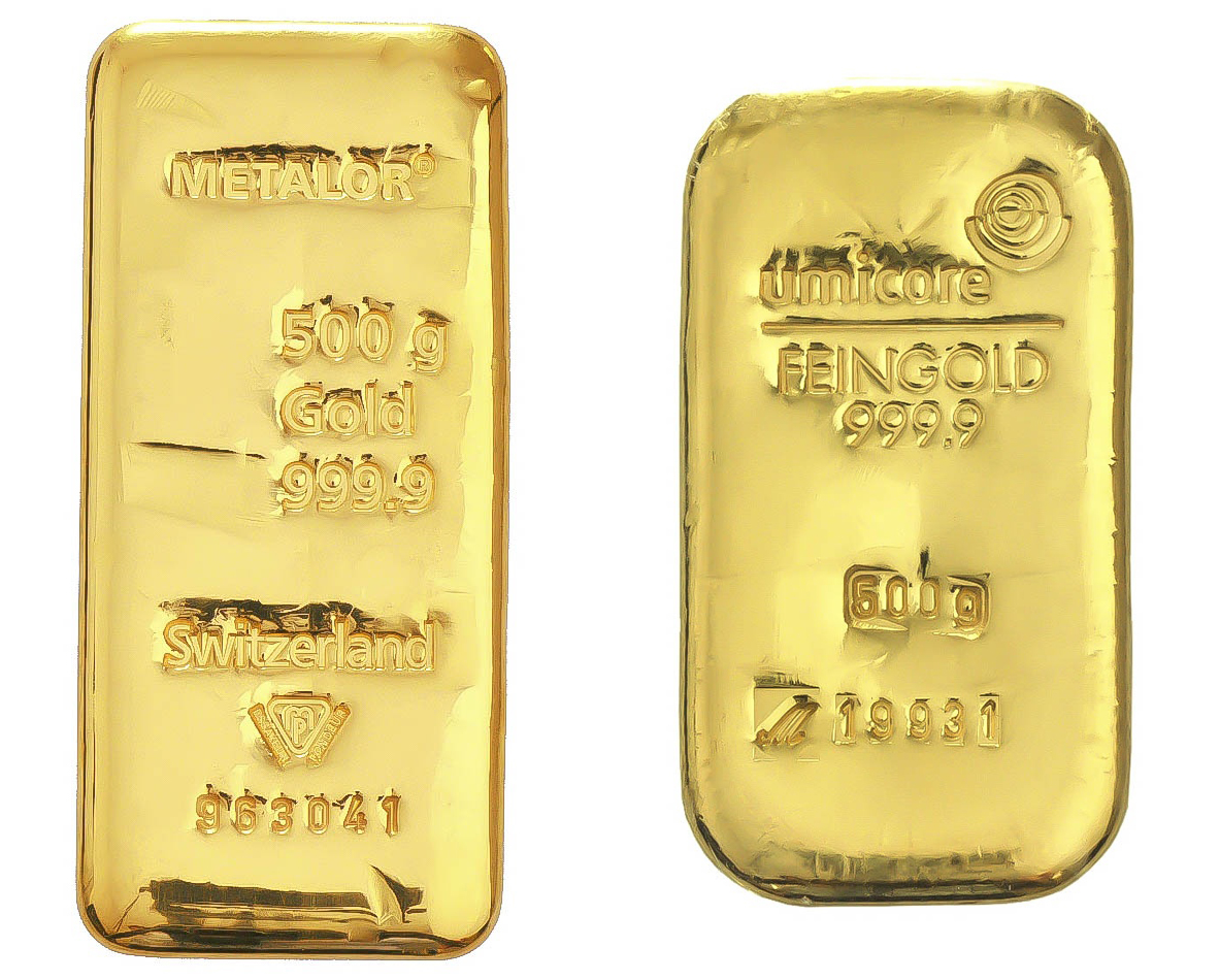 500g Gold Bars Buy 500 Gram Gold Bar Bullionbypost From 31 603